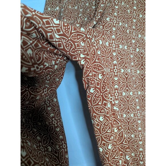 Patrons of Peace Anthropoloie Wide Leg Pants Boho Beachy Resortwear Sz M READ - Picture 6 of 10